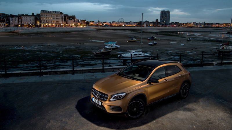 4K, GLA, 220d, the evening, AMG Line, 4MATIC, Mercedes-Benz