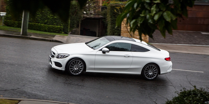coupe, benz, line, c-300, 1080P, (c205), amg, au-spec, mercedes, white, cars, 2016