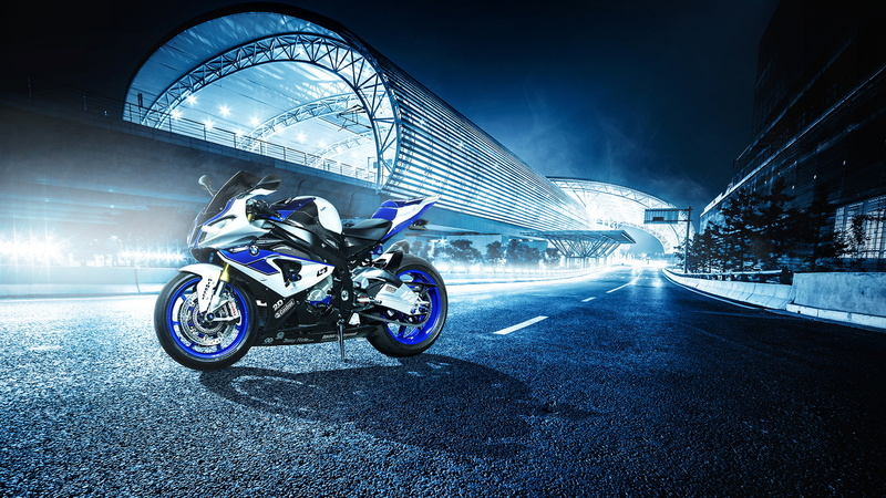 bike, white, 1080P, BMW, light, motorcycle, hp4, road