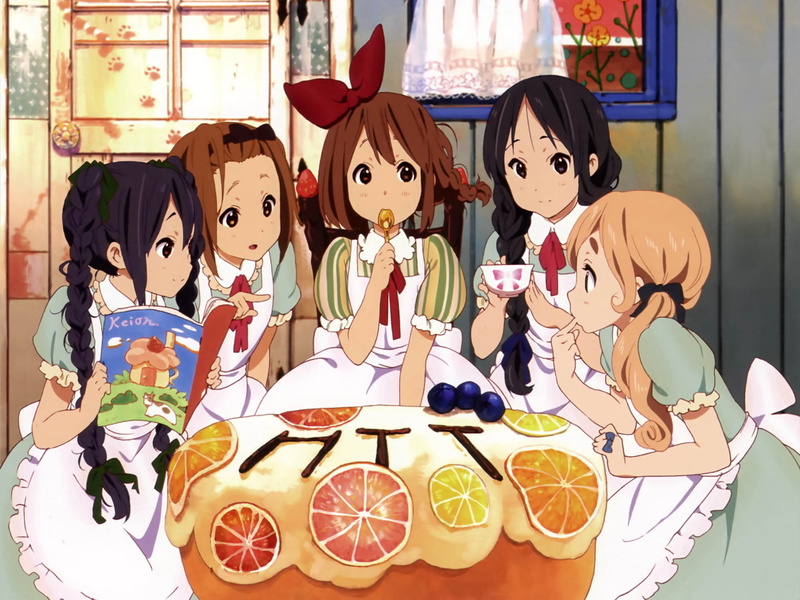 Hirasawa Yui, art and craft, real people, Kotobuki Tsumugi, childhood, Akiyama Mio, innocence, halloween, sweet food, human representation, sweet, female likeness