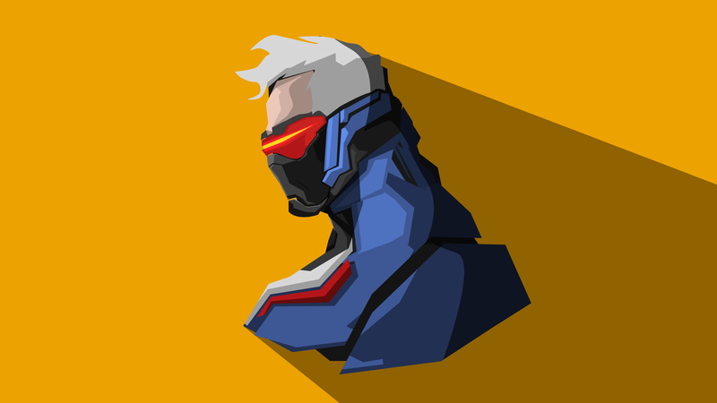 Soldier 76, 4K, 4K, Minimal, Overwatch