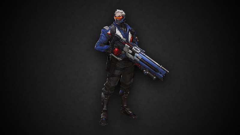 standing, studio shot, protection, Overwatch, cut out, clothing, adult, holding, black background, real people, indoors, occupation, digital art, 1080P
