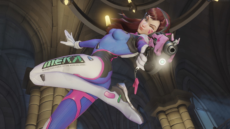 5k, DVa, Overwatch, screenshot, 5K