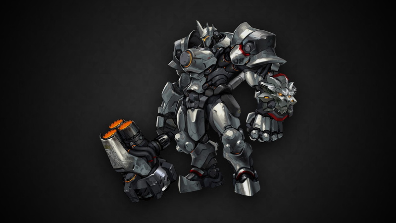 digital art, Reinhardt (Overwatch), video games, Reinhardt, 1080P, Overwatch