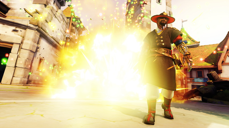 group of people, men, city, security, 5K, adult, real people, screen shot, illuminated, Overwatch, lens flare, video games, standing, arts culture and entertainment