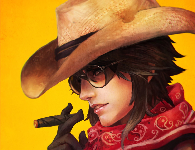 glasses, overwatch, sunglasses, lifestyles, real people, girl, beautiful woman, yellow, human arm, adult, close-up, McCree, hat, young adult, 1080P, casual