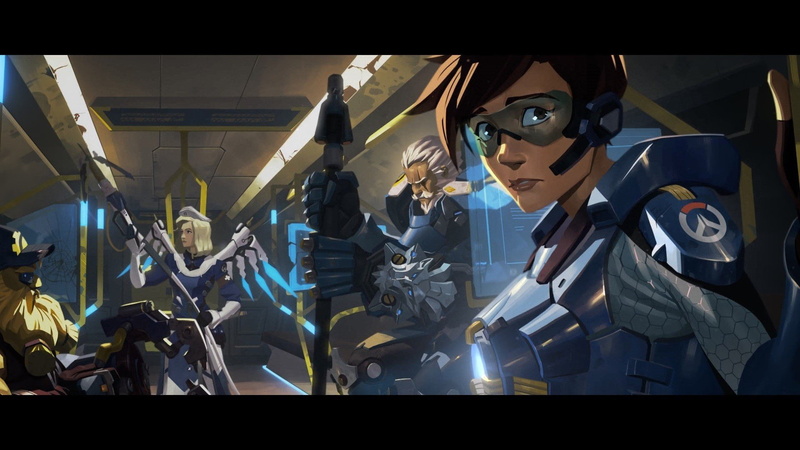 1080P, Reinhardt (Overwatch), Tracer (Overwatch), Mercy (Overwatch), Torbjörn (Overwatch), Omnic Crisis, Overwatch
