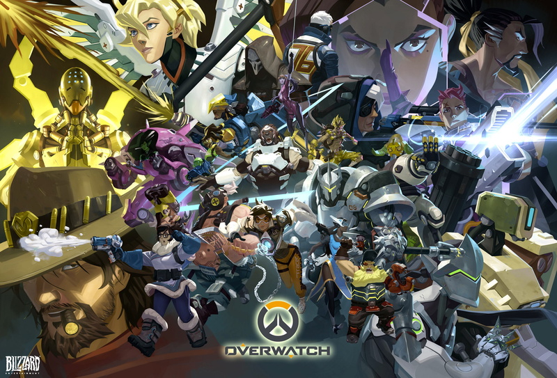 Widowmaker (Overwatch), Mercy (Overwatch), Video Game, Winston (Overwatch), Hanzo (Overwatch), Reaper (Overwatch), Lúcio (Overwatch), Soldier: 76 (Overwatch)