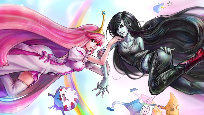 Adventure Time, Jake (Adventure Time), Princess Bubblegum, Marceline (Adventure Time), 1080P, TV Show, Finn (Adventure Time)