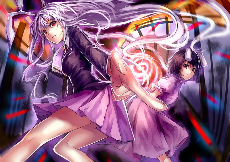 arts culture and entertainment, Reisen Udongein Inaba, dancing, Touhou, disco dancing, purple, adult, 1080P, representation, multi colored, abstract, nightlife