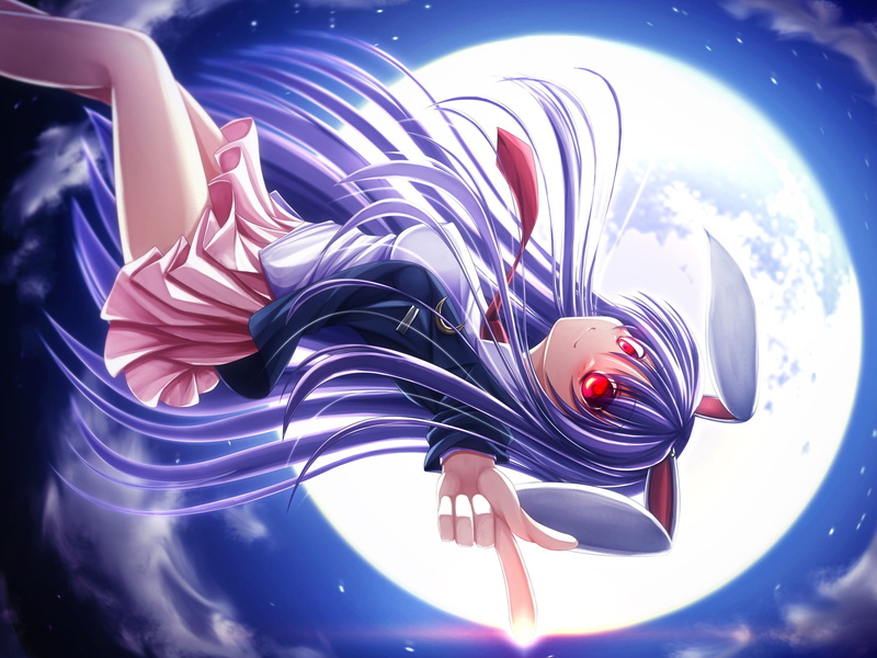 Reisen Udongein Inaba, lifestyles, reflection, nature, close-up, real people, leisure activity, women, indoors, hairstyle, day, people, 1080P, pattern