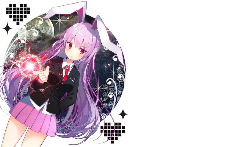 Touhou, 1080P, Anime, Reisen Udongein Inaba