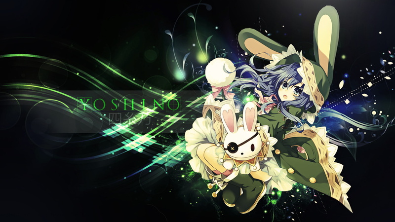 long, hair, blue, eyes, 1080P, ears, puppet, date, bunny, yoshino, live