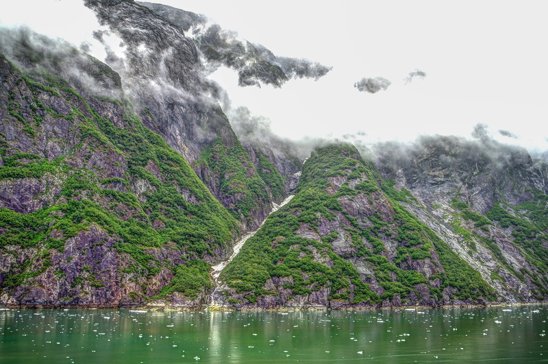 snow, tranquility, Glacier, non-urban scene, sky, no people, waterfront, growth, tree, outdoors, Alaska, land, Ice, scenics - nature, 4K, rock, glacier