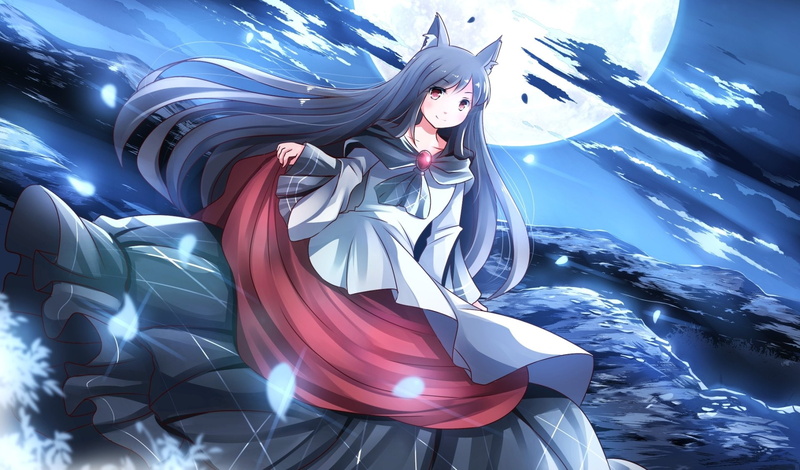 Touhou, 1080P, Kagerou Imaizumi, Anime