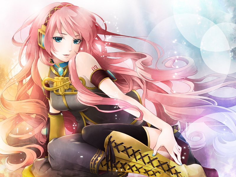 pink, comics, character, 720P, luka, haired, hd, megurine, anime, female