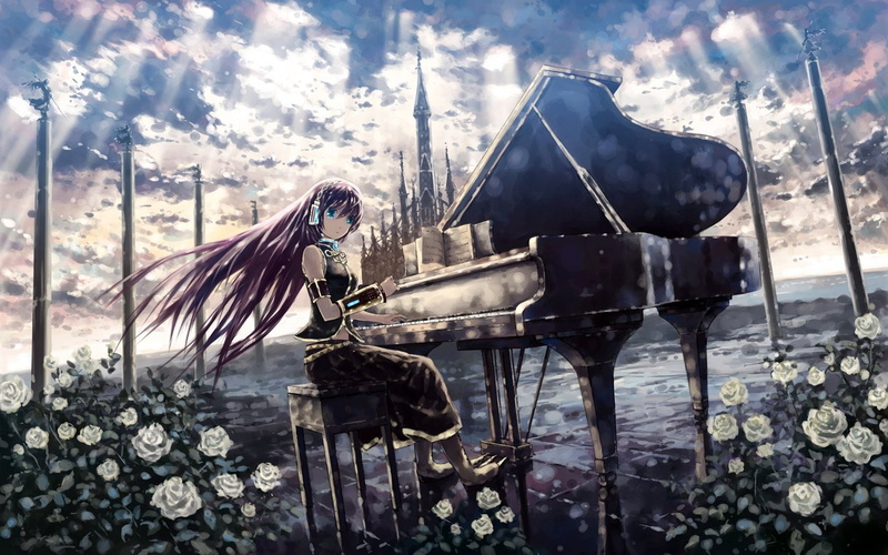 Megurine Luka, Vocaloid, 720P, anime girls