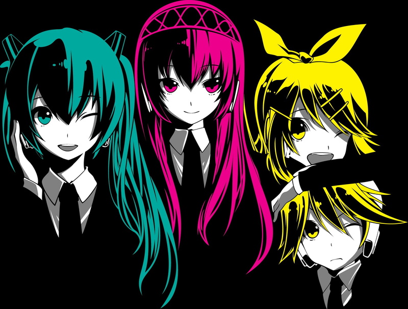 Rin Kagamine, Love is War  (Vocaloid), Hatsune Miku, Vocaloid, 720P, Luka Megurine, Anime
