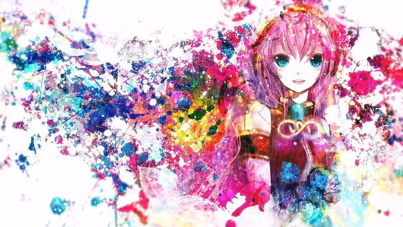 anime, Vocaloid, anime girls, 1080P, Megurine Luka, open mouth