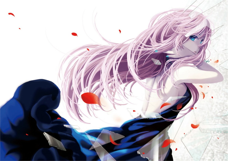 Vocaloid, close-up, celebration, 720P, colorful, anime girls, art and craft, creativity, representation, multi colored, nature, day, anime, white background