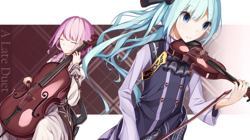 anime girls, Hatsune Miku, Vocaloid, anime, Megurine Luka, 1080P