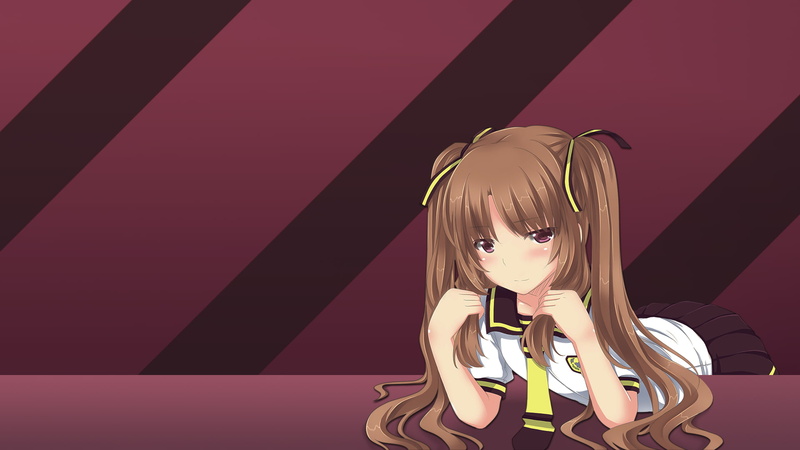 Ano Natsu de Matteru, anime girls, gradient, Scope10, Yamano Remon, anime, 1080P