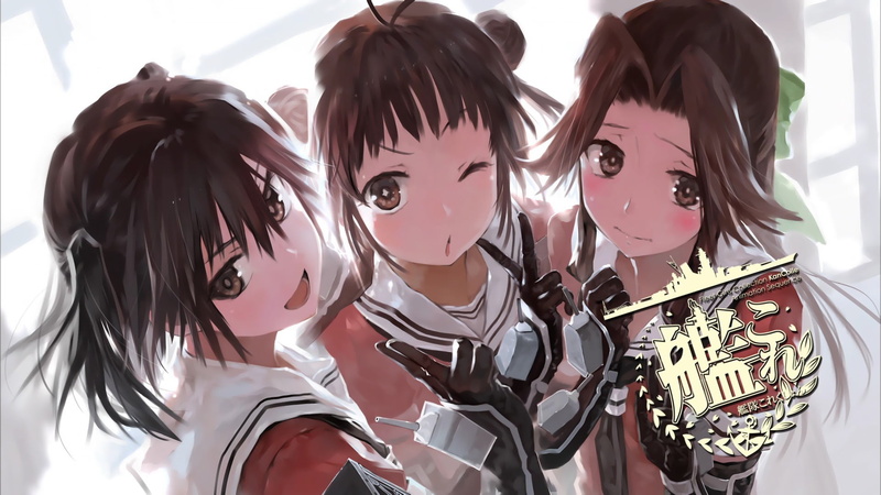 anime, Kantai Collection, Naka (KanColle), portrait, art and craft, representation, innocence, people, school uniform, day, anime girls, women, human representation