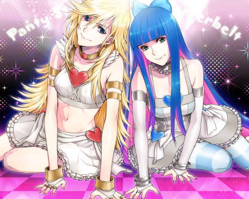 garterbelt, stocking, hd, long, blue, blondes, women, character, panty, people, hair, art, cha, 720P