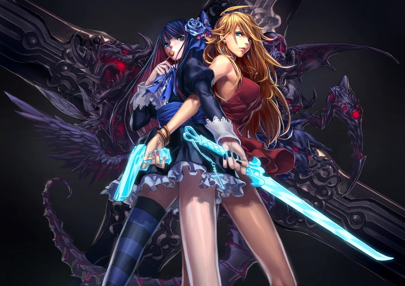 1080P, anime anime girls panty and stocking with garterbelt anarchy panty anarchy stocking