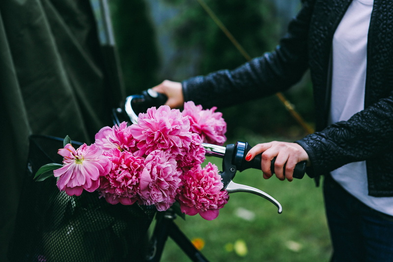 focus on foreground, flower, basket, beautiful, two people, human body part, hand, men, flower head, people, bouquet, pink, flora, vulnerability, pink color