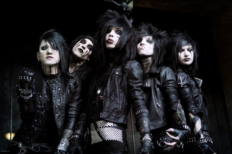 leather, leisure activity, young women, hairstyle, lifestyles, long hair, 480P, people, women, Black Veil Brides, beautiful woman, night, hair, nightlife