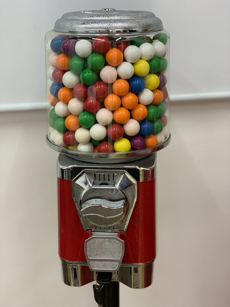 close-up, machine gum, sweet, sugar, red, abundance, 4K, unhealthy eating, choice, candy, baleiro, goodies, bubble gum, no people, variation, container