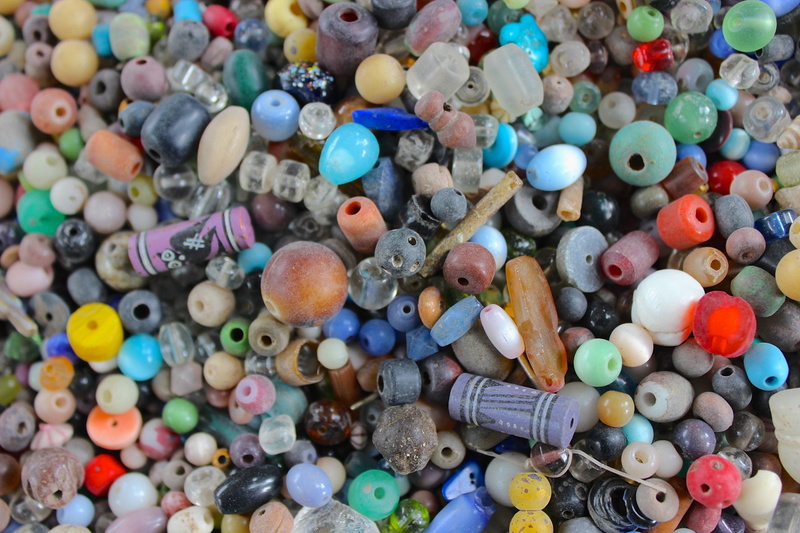 multi colored, 2K, heap, no people, art and craft, abundance, high angle view, wood beads, still life, Wood, button, directly above, choice, close-up