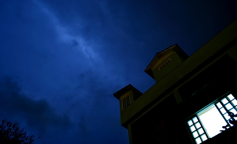 outdoors, silhouette, nature, blue, building exterior, 1080P, cloud - sky, creepy, night, dark, sacry, star - space, astronomy, Halloween, illuminated