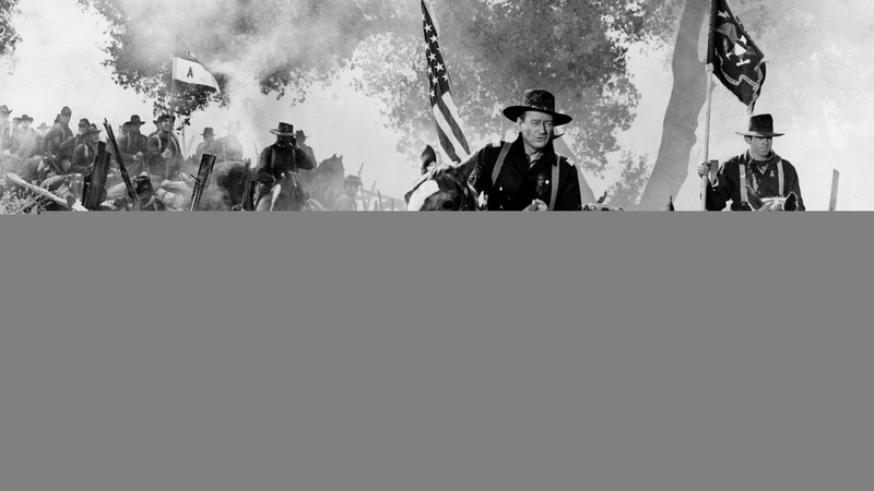 john wayne, wayne, 1080P, flag, horses, america, hd, soldiers, john