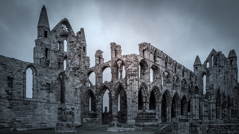 the past, 4K, halloween, spirituality, nature, built structure, travel, building, gothic, gothic style, clouds, belief, old ruin, history, bram stoker