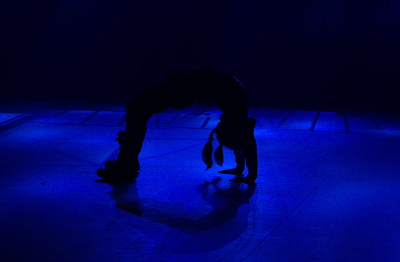 girl, mystery, horror, silhouette, dark, light - natural phenomenon, women, solitude, one person, evil, blue, spooky, illuminated, ghost, terrified, shadow