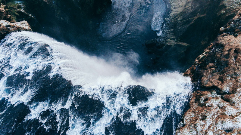 power, flowing, rock, no people, sport, power in nature, solid, stones, scenics - nature, outdoors, waterfalls, river, 4K, flowing water, nature, water