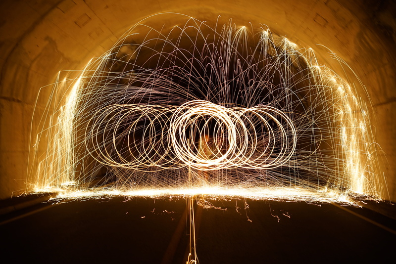 firework display, va, spark, 4K, spinning, firework - man made object, shennadoah, circle, fire, photography, underpass, light painting, sparkler, speed