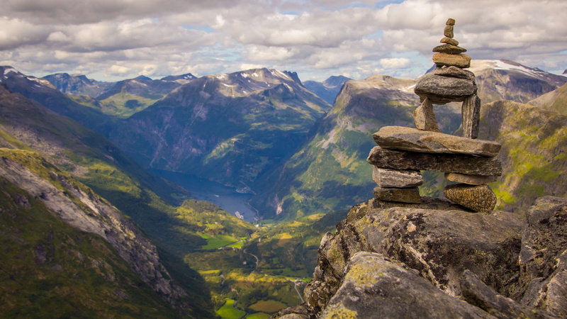 travel, scenic, solid, rock - object, nature, piled, outdoors, hike, sky, clouds, idyllic, stack, rock, sight, rocks, mountain peak, mountain range, stacked