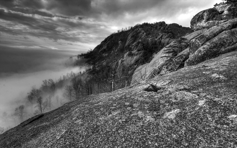 outdoors, scenics - nature, no people, day, sky, beauty in nature, mountain range, environment, VA, idyllic, solid, Old Rag, rock, plant, cloud - sky, formation