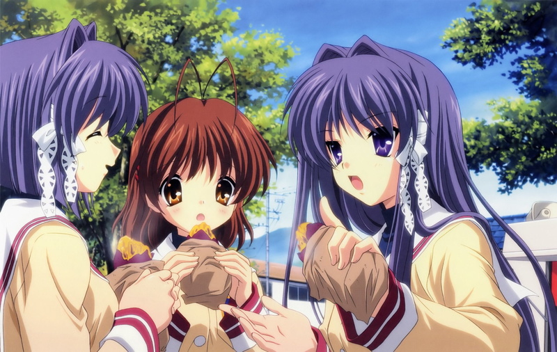 Nagisa Furukawa, Ryou Fujibayashi, Anime, 1080P, Kyou Fujibayashi, Clannad