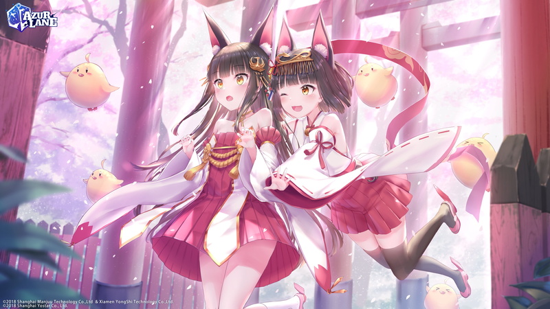 animal ears, anime, anime girls, manjuu, 4K, Azur Lane, stockings, Mutsu (Azur Lane), Kachayori, fox ears, Nagato (Azur Lane)