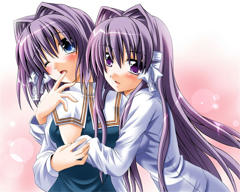 Kyou Fujibayashi, Clannad, Anime, Ryou Fujibayashi, 720P, Yuri