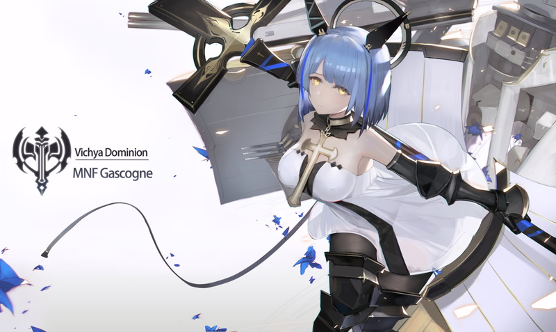 1080P, anime girls, anime, Fumiho, Azur Lane, Gascogne (Azur Lane)