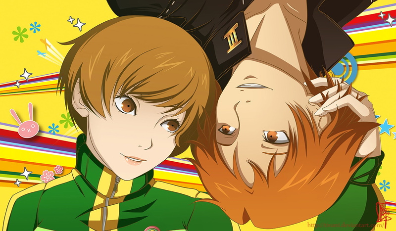 Persona, Yousuke Hanamura, Chie Satonaka, Persona 4, 1080P