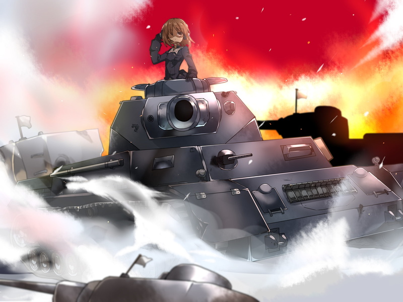 nishizumi, panzer, 1080P, girls, und, miho, akatoro