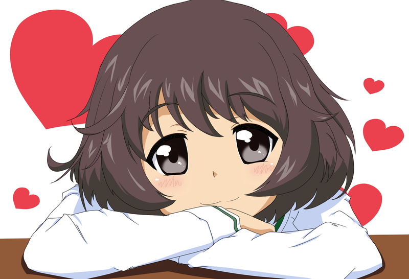 1080P, girls, und, panzer, akiyama, yukari, chaba