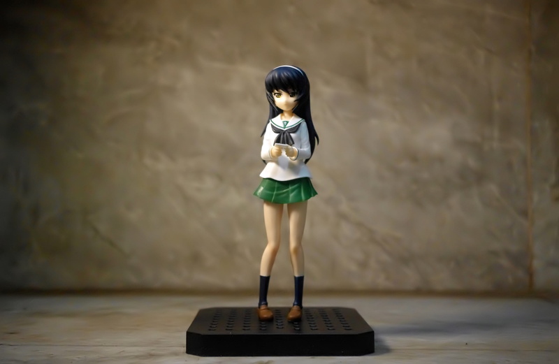 full length, anime, reizei, lifestyles, video, character, self improvement, japanese, front view, mako, panzer, indoors, leisure activity, banpresto, casual clothing