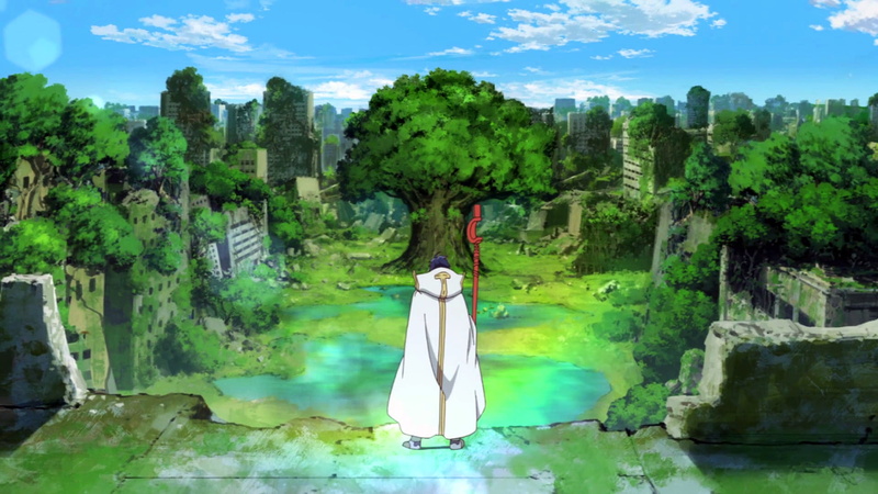 scenics - nature, adult, water, standing, outdoors, tree, young adult, one person, fashion, Log Horizon, digital composite, Anime, Shiroe (Log Horizon)